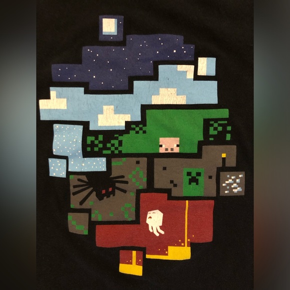 Think Geek Minecraft T-shirt. - Picture 2 of 3